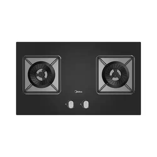 美的燃气灶 jzy-qg51 嵌入式 双头 液化气 一级能效 电池