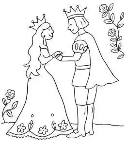 妈妈公主和爸爸王子要如何画?王子公主简笔画大全