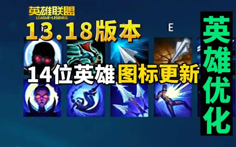 【英雄联盟】14位英雄技能图标即将更新!