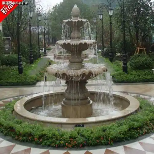 几种常见石雕喷泉样式