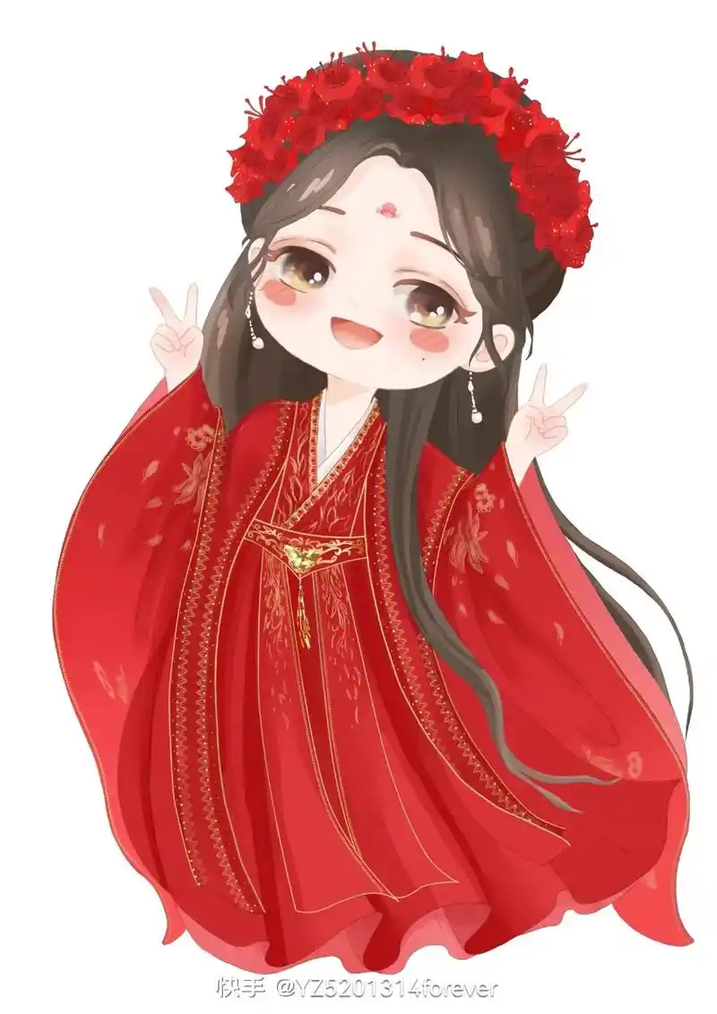 杨紫 超可爱石头剪刀布动漫头像 - 抖音