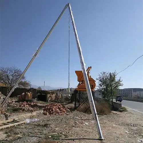 鼎力电力工程立杆机 铝合金抱杆 人工立电杆工具