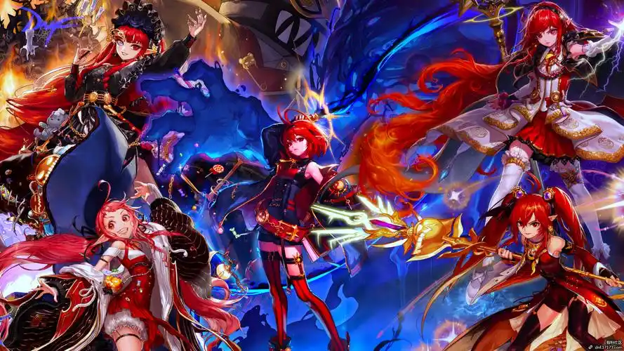 dnf全职业三觉壁纸系列第6和第7期男圣职和女魔法