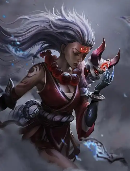 lol英雄联盟皎月女神戴安娜腥红之月皮肤8