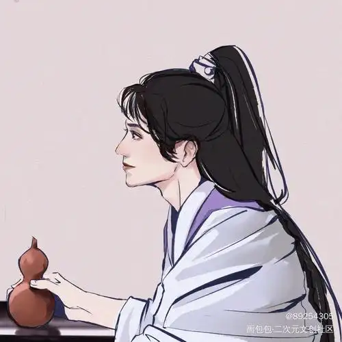 摸个情头!_山河令浪浪钉温周绘画作品