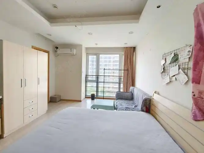 实拍36平一居室精装修带落地窗价格美丽有钥匙