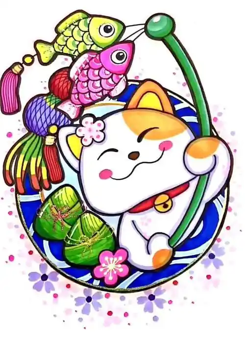 儿童画素材儿童创意画临摹素材