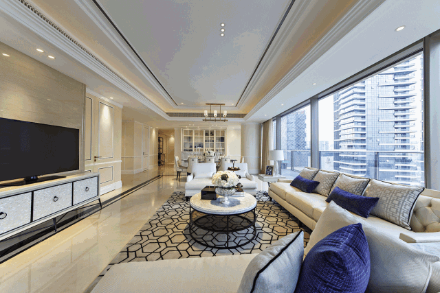 轻奢空间300㎡大平层优雅于形舒适于里