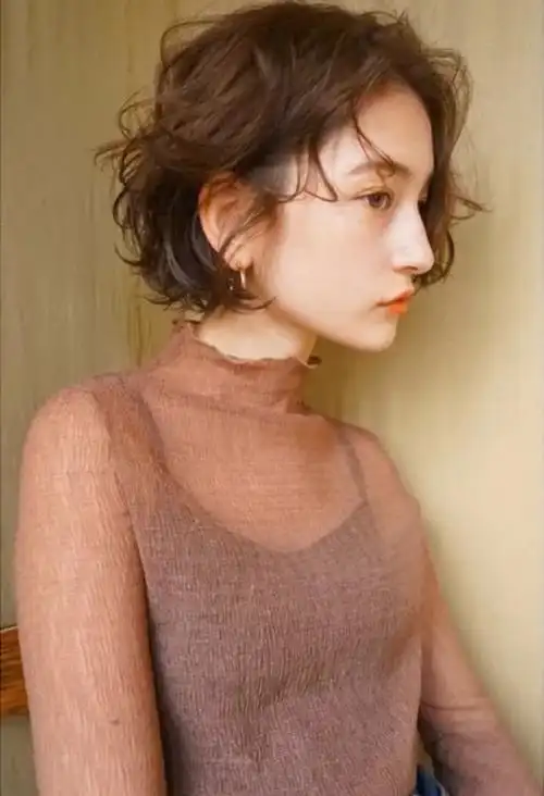 ins风日系气质短发一眼就沦陷