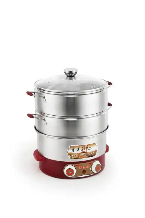 高品质的 201 个月层电蒸锅不锈钢电蒸笼锅