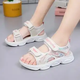 凉鞋夏天女童7沙滩鞋4运动款小学生女孩穿的十5三四五六年级12岁9