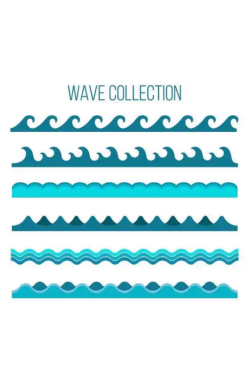 大气创意海浪国潮古典背景国潮中式藏式海浪花纹花边素材6812345678