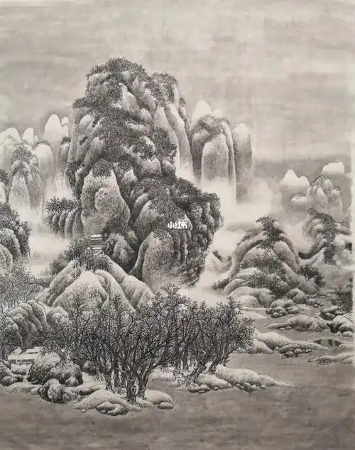 临 范宽《雪景寒林图》