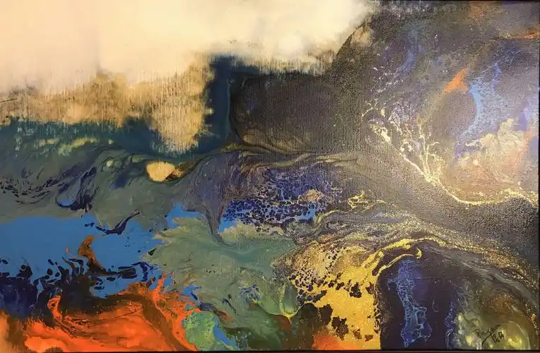 新西兰籍华人艺术家曹俊作品美的无语