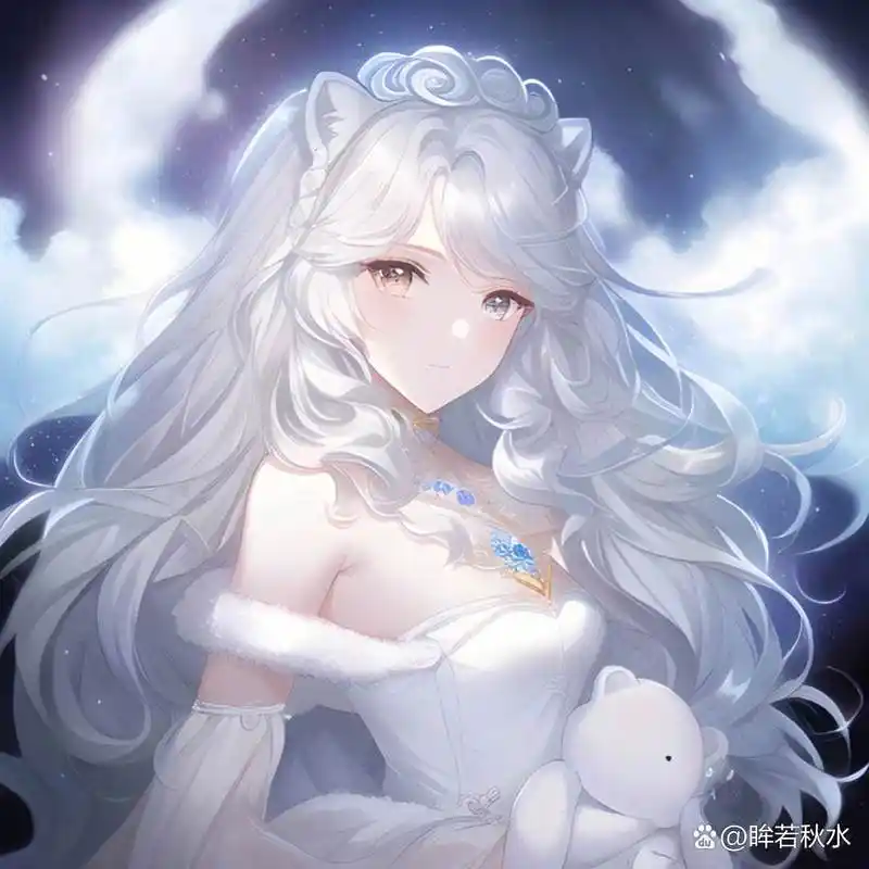 白色系狮子座头像