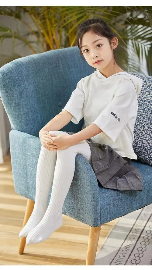 寇翔儿童连裤袜春秋女童打底裤薄款舞蹈袜小女孩学生外穿洋气连脚公主