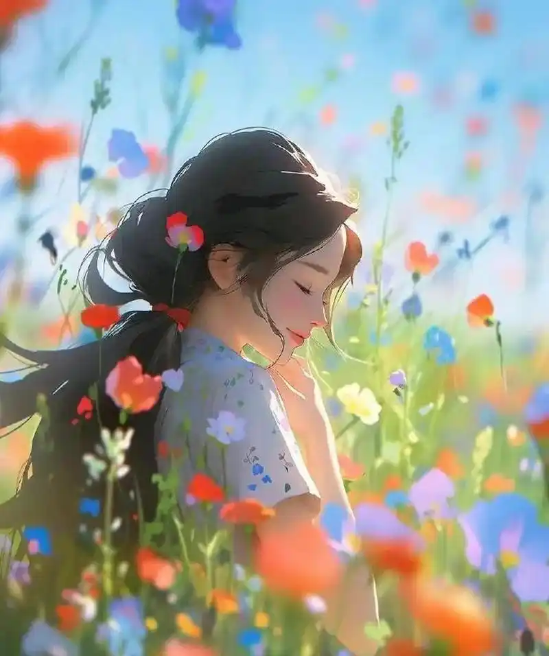 笑容治愈系女生头像