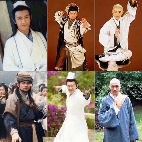 影视古装天龙八部乔峰同款虚竹段誉武侠侠客服剑客服和尚服演出服