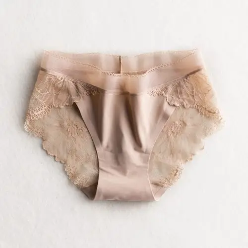 夏季女式清凉冰丝内裤性感蕾丝女式内裤家居舒适内裤