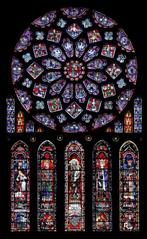 【西方艺术】(2):窗【巴黎圣母院等哥特教堂玫瑰花窗(多图欣赏)】