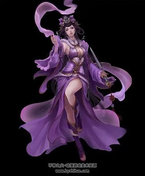 中国古装人物原画设定分享 1596p