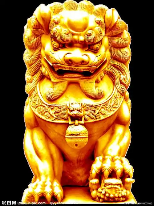 金色狮子图片
