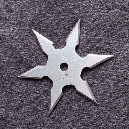 【赠送学习教程】火影忍者飞镖暗器 四,五角镖手里剑 【6支套装】