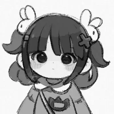 超可爱头像动漫黑白图片