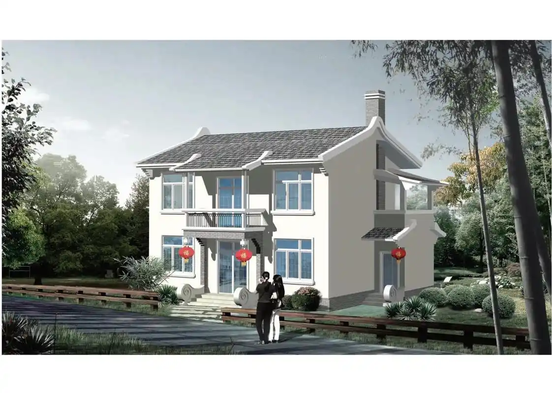 两层自建房全套施工图设计.#设计效果图 #农村别墅 #施工图 - 抖音