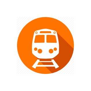 地铁火车蓝色icon图标pngpsd2000*2000正面地铁图标线条pngpsd2000*