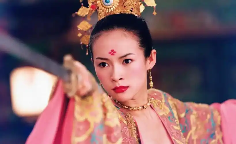 章子怡刘德华,十面埋伏章子怡金城武竹林