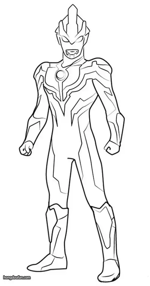 奥特战士,奥特曼,奥特曼简笔画,盖亚奥特曼,秘密花园诺亚奥特曼