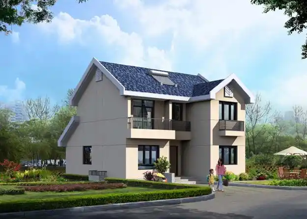 中式新农村二层别墅设计图体现中式韵味灵活性