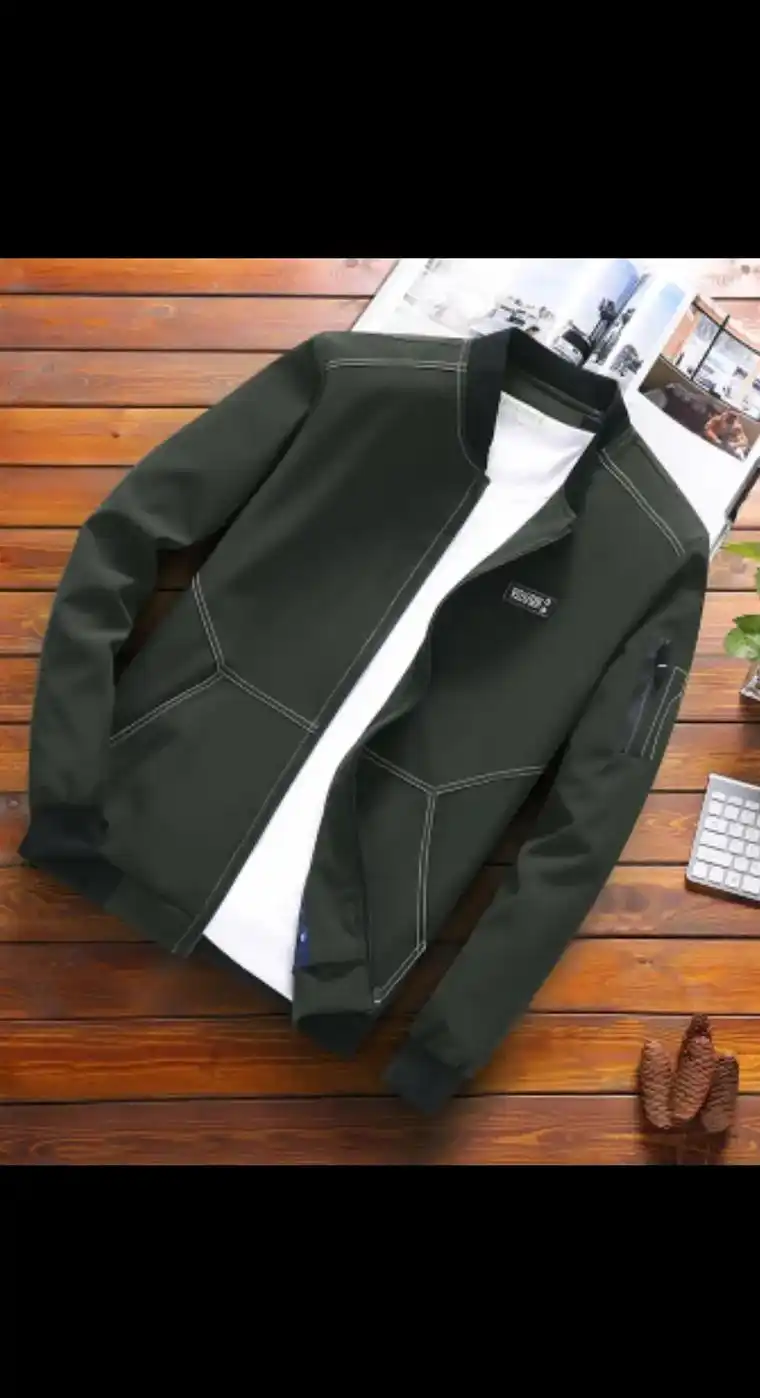 春秋男士夹克加肥加大码男装外套新款.