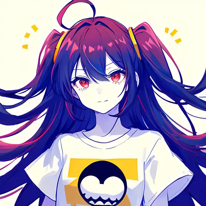 ai绘画第三期|精致动漫头像旧漫风红色女生情头ins高级质感