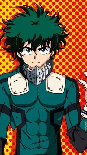 我的英雄学院男主角绿谷出久手机壁纸图片高清1080(2)