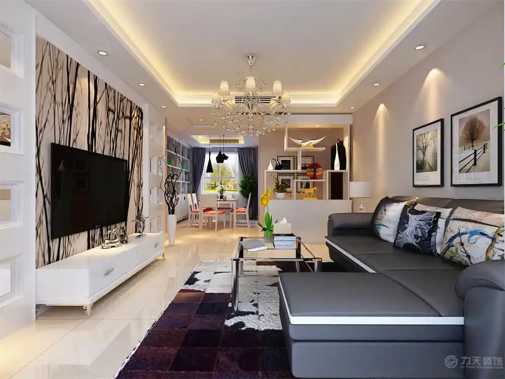 现代简约 珑著 136㎡欣赏|效果图|图片|大全_装修案例-新浪装修家居网