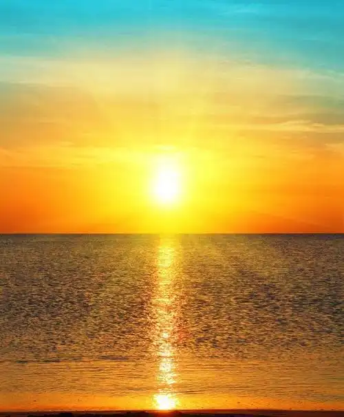 海上日出美景图片,海上日出照片真实照片,最美大海日出