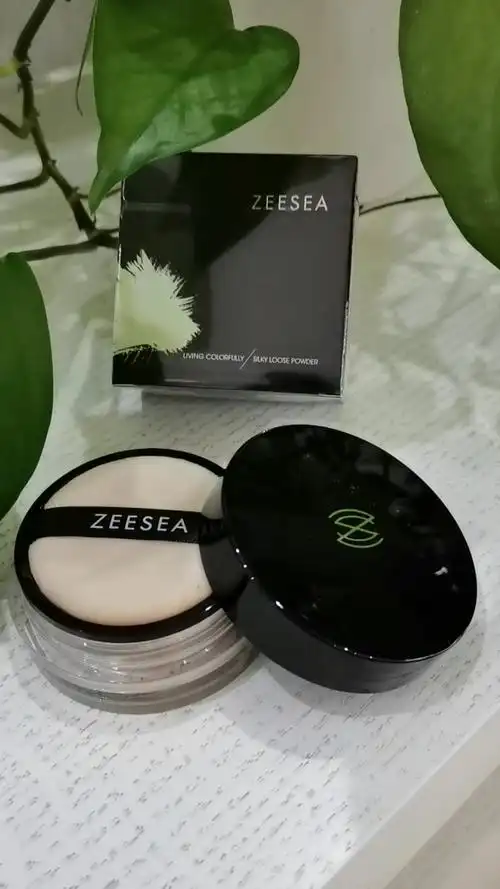 zeesea滋色持久控油散粉定妆粉樱花粉姿色修容遮瑕发际线晚安干粉蜜粉