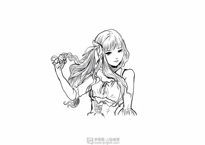 作业:动漫初学者绘画学习之线条的长短与疏密画法训练 - rh-6-234阿狐