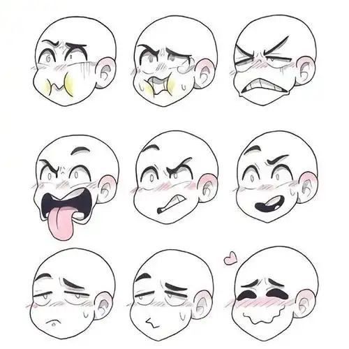 动漫手绘——丰富你的人物表情拒绝脸瘫