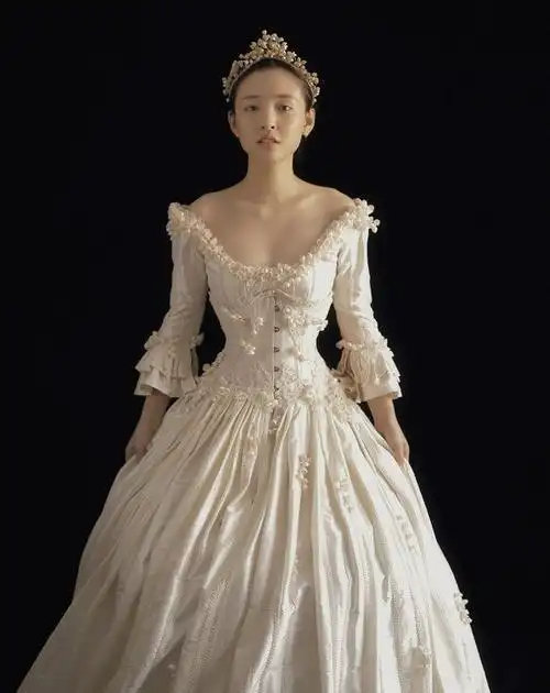 吴倩拍礼服写真全程都用"扇子捂",无意拿开的一瞬间,身材跪了