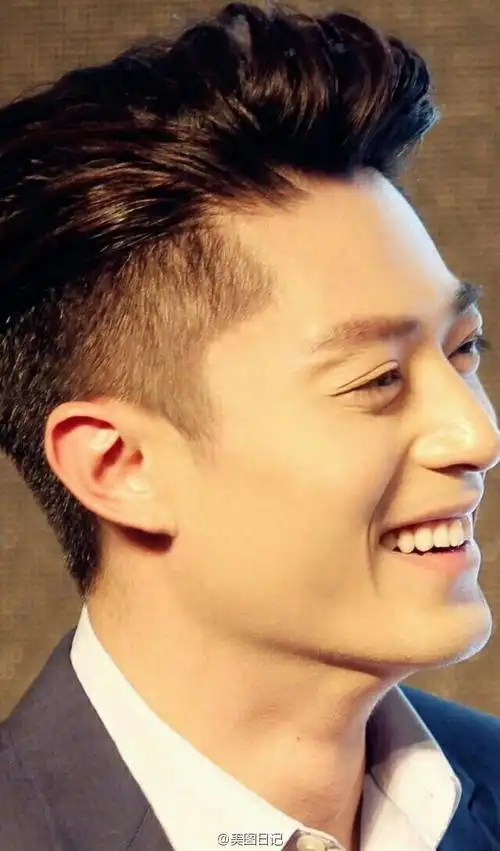 霍建华#笑起来特别迷人的华哥,眼角上翘,美死人不偿命的长睫毛,拷到