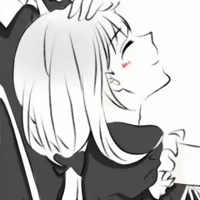 高冷邪魅动漫情侣头像高清高冷邪魅的黑白情头动漫两张分开