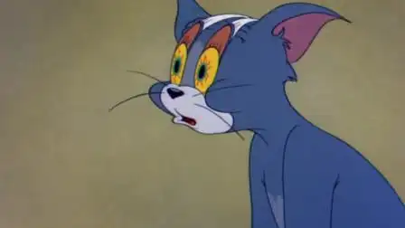 猫和老鼠:困到把眼皮贴上都没有用,机智的汤姆在自己眼皮上画了双眼睛