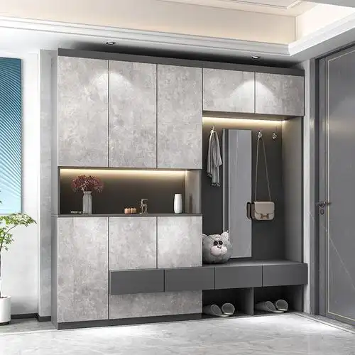 入户鞋柜门厅现代简约家用门口换鞋客厅进门玄关鞋柜