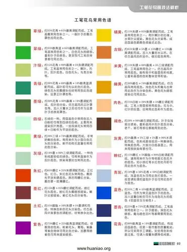 国画颜色调配 - 晋宝书画 - 晋宝书画教育