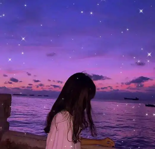 仙气少女心女生头像不管雨下多久最终彩虹总会出现