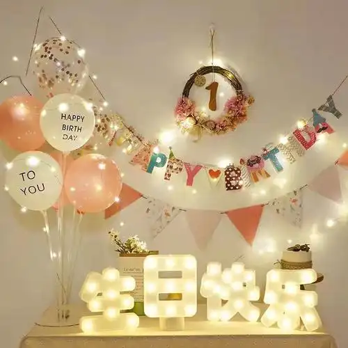 新加坡生日惊喜会布置场景