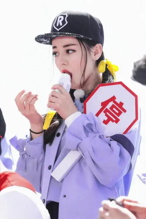 迪丽热巴跑男黄丝带